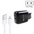 PD04 Type-C + USB Mobile Phone Charger with USB to 8 Pin Cable, EU Plug