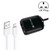 PD04 Type-C + USB Mobile Phone Charger with USB to 8 Pin Cable, UK Plug