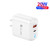 PD04 Type-C + USB Mobile Phone Charger with Type-C to 8 Pin Cable, US Plug