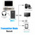 B10S Bluetooth Adapter 5.0 Bluetooth Transmitter Receiver 2 in 1 Bluetooth Adapter