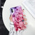 Glossy Marble Folding Bracket Anti-drop TPU Case for iPhone XR