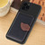 For iPhone XI Max 2019 Litchi Pattern Card Bag Wallet Bracket + TPU Phone Case with Card Slot Wallet Bracket Function