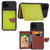 For iPhone XI Max 2019 Litchi Pattern Card Bag Wallet Bracket + TPU Phone Case with Card Slot Wallet Bracket Function