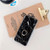 For iPhone 11 Pro   TPU Smooth Marble with Ring Metal Rhinestone Bracket Mobile Phone Protective Case