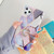 For iPhone 11 Pro Max  Plating Colorful Geometric Pattern Mosaic Marble TPU Mobile Phone Case Rhinestone Stand Ring