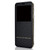 For iPhone 11  Matte Texture Horizontal Flip Bracket Mobile Phone Holster Window with Caller ID and Metal Button Slide To Unlock