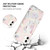 Electroplating Matching Marble IMD Four-Corner TPU Shockproof Case
