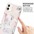 Electroplating Matching Marble IMD Four-Corner TPU Shockproof Case