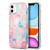 Electroplating Matching Marble IMD Four-Corner TPU Shockproof Case