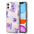 Electroplating Matching Marble IMD Four-Corner TPU Shockproof Case