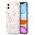 Electroplating Matching Marble IMD Four-Corner TPU Shockproof Case