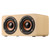 W5 Portable HiFi Shock Bass Wooden Bluetooth Speaker