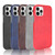 For iPhone 12 Pro Max Shockproof Litchi Texture PC + PU Case