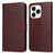 JSM Calf Texture Leather Phone Case For iPhone 14 Pro