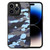 For iPhone 14 Pro Camouflage Leather Back Cover Phone Case