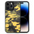 For iPhone 14 Pro Camouflage Leather Back Cover Phone Case