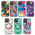 For iPhone 14 Colored Drawing Leather Back Cover Magsafe Phone Case