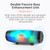 T&G TG165 5W*2 Portable Wireless Speaker Speaker With Dancing LED Flashing Light Mp3 AUX USB FM Radio Stereo Subwoofer