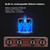 W8 Bluetooth 4.2 Speaker Four Louderspeakers Super Bass Subwoofer with Mic 3.5mm Support TF Card