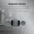 BT628 10W Portable TWS Transparent Bluetooth Speakers With Magnetic Connectable Base Outdoor Stereo Bass Subwoofer