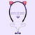 ZW29 Cat Ear Stereo Sound HIFI Fashion Outdoor Portable Sports Wireless  Bluetooth Headset with Mic & LED Light Glowing