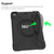 For iPad 10.2 PC + Silicone Shockproof Combination Case with 360 Degree Rotating Holder & Handle