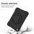 For iPad 10.2 PC + Silicone Shockproof Combination Case with 360 Degree Rotating Holder & Handle