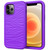 For iPhone 12 Wave Pattern 3 in 1 Silicone+PC Shockproof Protective Case