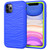 For iPhone 11 Pro Max Wave Pattern 3 in 1 Silicone+PC Shockproof Protective Case