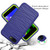 For iPhone 6/7/8G Wave Pattern 3 in 1 Silicone+PC Shockproof Protective Case