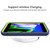 For iPhone 6/7/8 Plus Wave Pattern 3 in 1 Silicone+PC Shockproof Protective Case