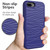For iPhone 6/7/8 Plus Wave Pattern 3 in 1 Silicone+PC Shockproof Protective Case