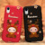 Lovely Reindeer Full Package Anti Falling Silicone Sleeve for iPhone XR