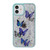Color Butterfly Glitter Epoxy TPU Phone Case