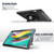 For iPad 10.5 / Air 10.5   360 Degree Rotation PC + Silicone Protective Case with Holder & Hand-strap