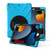 For iPad 10.2 （2019）360 Degree Rotation PC + Silicone Protective Case with Holder & Hand-strap