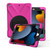 For iPad 10.2 （2019）360 Degree Rotation PC + Silicone Protective Case with Holder & Hand-strap