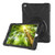 For iPad 10.2 （2019）360 Degree Rotation PC + Silicone Protective Case with Holder & Hand-strap