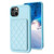 BF25 Square Plaid Card Bag Holder Phone Case