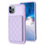 BF25 Square Plaid Card Bag Holder Phone Case