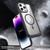 MagSafe Carbon Fiber Transparent Back Panel Phone Case