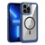 MagSafe Carbon Fiber Transparent Back Panel Phone Case