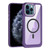 MagSafe Carbon Fiber Transparent Back Panel Phone Case