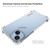 ENKAY Transparent TPU Shockproof Phone Case with Glass Film