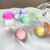 Transparent Solid Color Phone Airbag Holder Epoxy Crystal Ball Telescopic Ring Rack