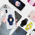 TPU Cartoon Back Sticker Phone Holder Lazy Ring Buckle Stand