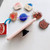 Cartoon Shape Airbag Ring Holder Epoxy Lazy Desktop Telescopic Phone Rack
