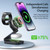 DUZZONA W15 15W 3 in 1 Transparent Magnetic Suction Wireless Charging Stand