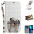 3D Colored Horizontal Flip Leather Phone Case