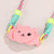 Rotatable Back Clip Oblique Phone Anti-lost Lanyard with Makeup Mirror